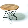 Klapptisch mit Schirmloch, rund 90cm
