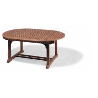 Tisch oval 100 x 150 bis 210cm